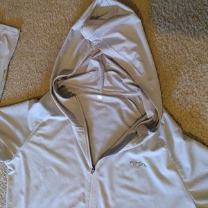 FitsT4 Long-sleeved Zipper Front Hooded Jacket - unisex